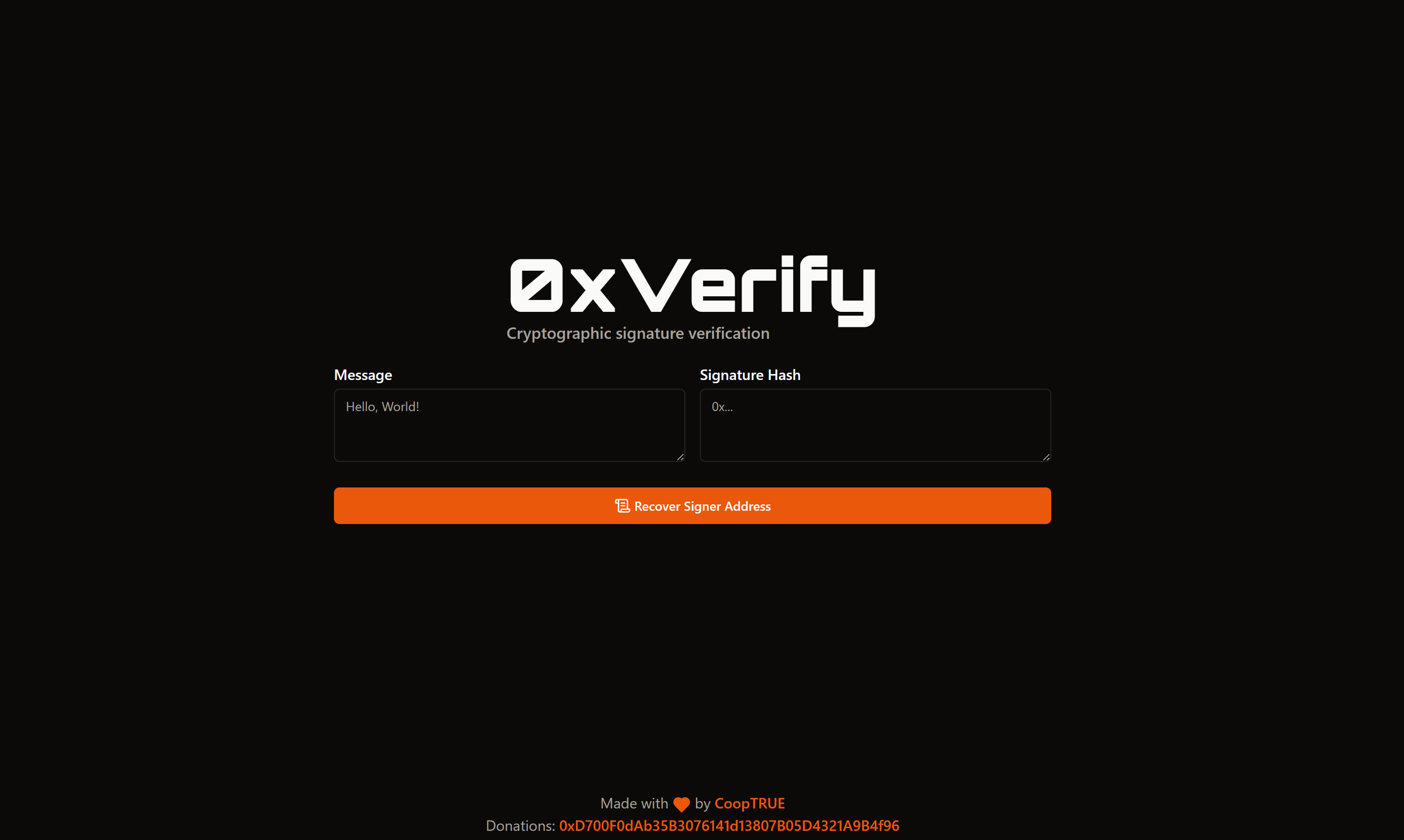0xVerify